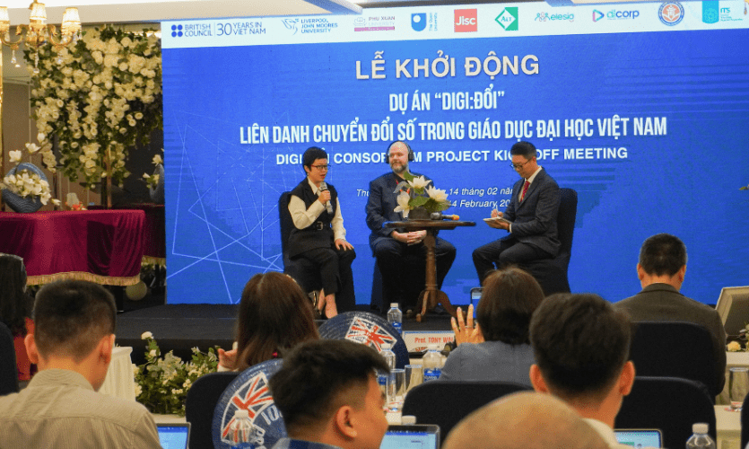 Launching project on digital transformation joint venture in higher education in Vietnam